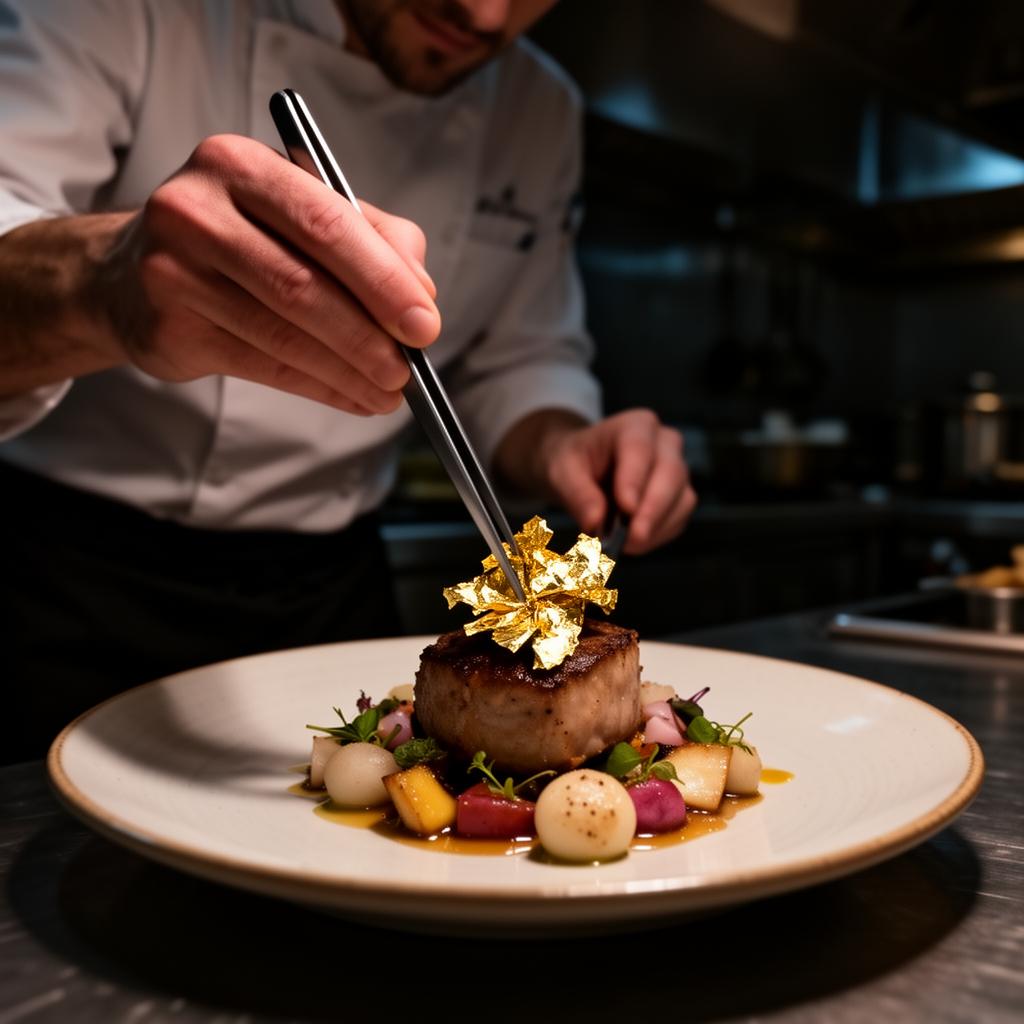 Master chef plating